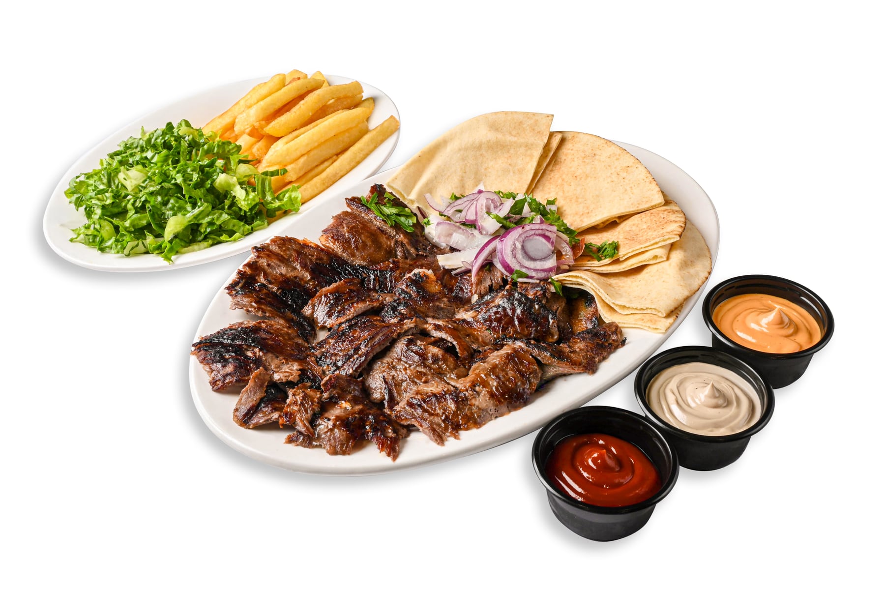 صحن شاورما لحم من خاوه